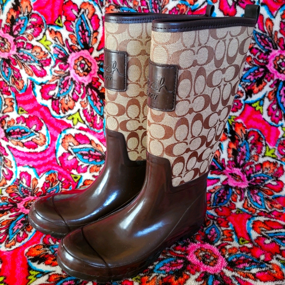 Coach Rainboots
